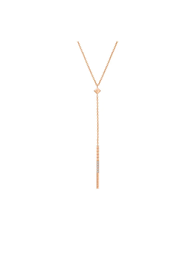 POLICE Tazia Gold Plated Necklace With Crystals for Women's