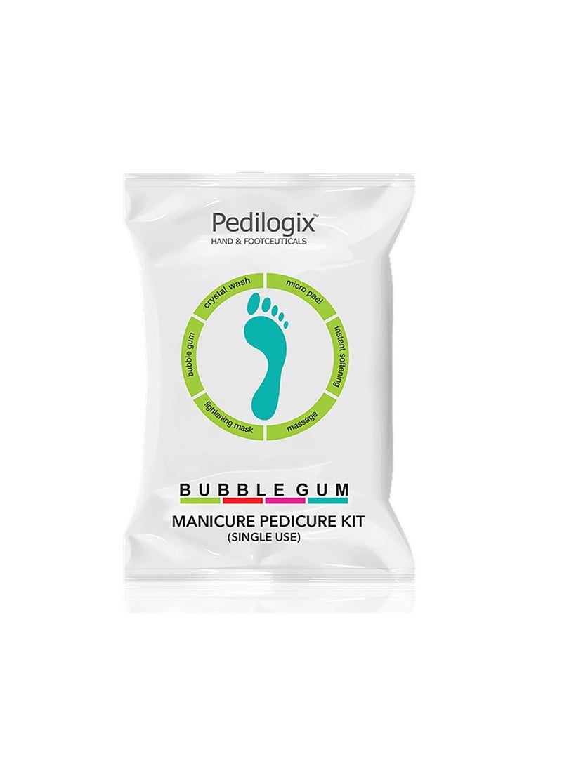 O3+ Pedilogix Bubble Gum Manicure Pedicure Kit for Reduces stress and soothes tired muscles - Image 1