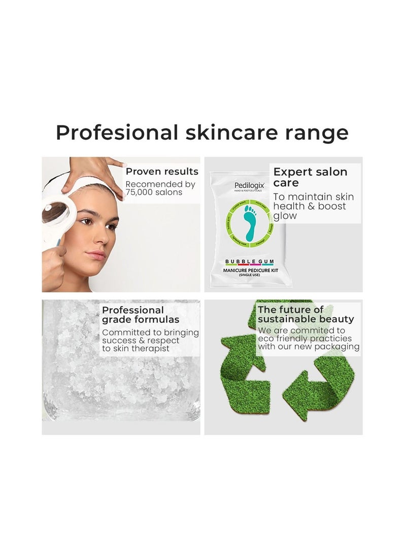 O3+ Pedilogix Bubble Gum Manicure Pedicure Kit for Reduces stress and soothes tired muscles - Image 3