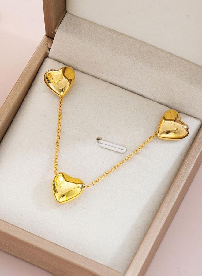 Take Two Heart Pendant Necklace and Earrings Set - Image 3