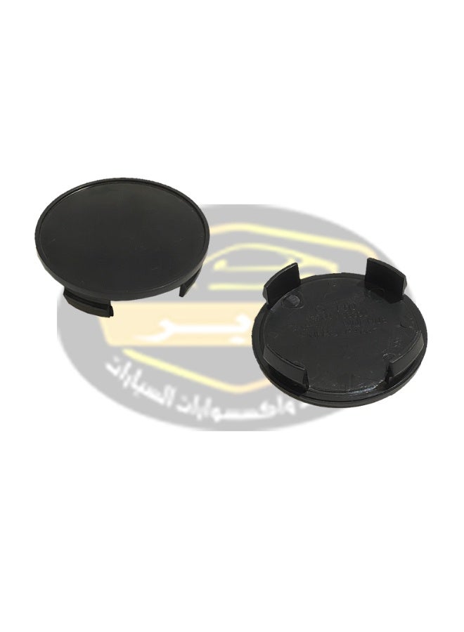 Premium Car Wheel Covers | Durable Car Tire Hub Caps | Wheel Plugs for Front and Rear Tire Hubs | 2-Piece Set, Lockable, Sleek Black Finish | Universal Fit 6 cm / 5.5 cm - Image 3