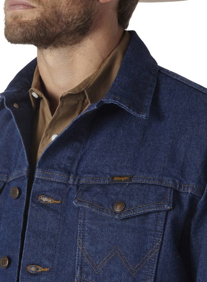 Wrangler Men's Cowboy Cut Western Unlined Denim Jacket, Large Tall - Image 2