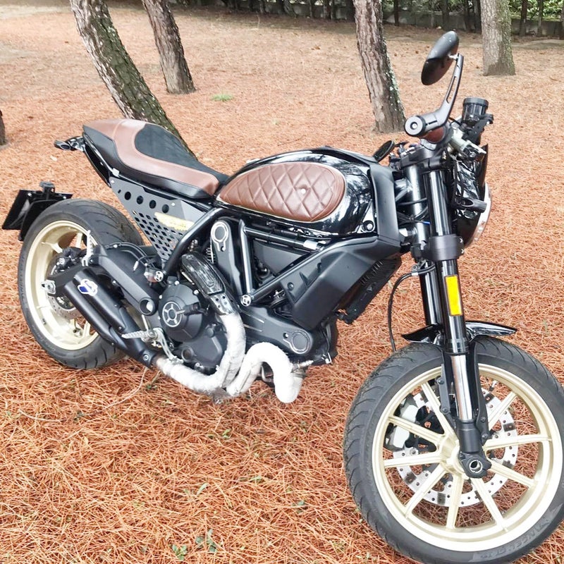 Lorababer Aluminum Side Frame Cover for Ducati Scrambler - Image 5