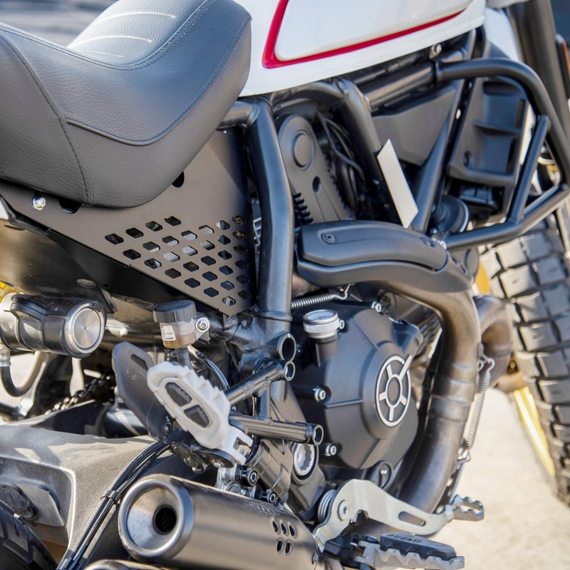Lorababer Aluminum Side Frame Cover for Ducati Scrambler - Image 4