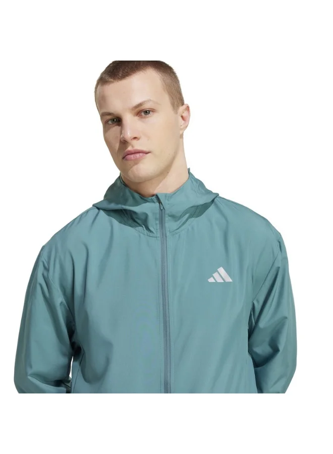 adidas جاكيت رجالي أخضر