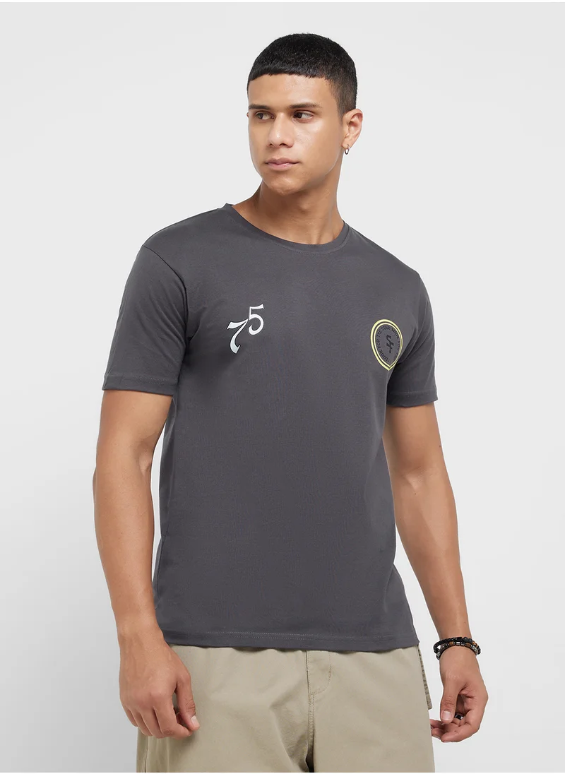 سفنتي فايف Crew Neck T-Shirt