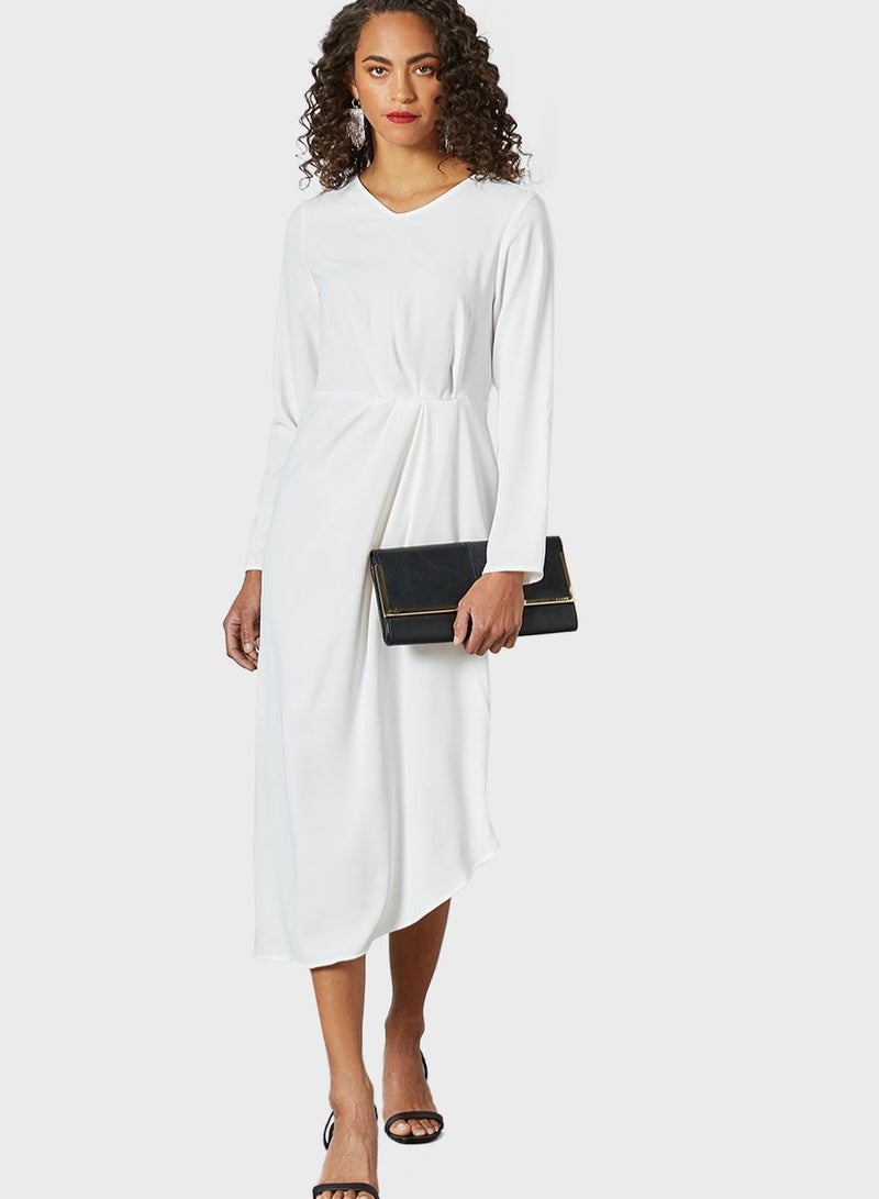 SIVVI for HANIYA Draped Jersey Dress - Image 4