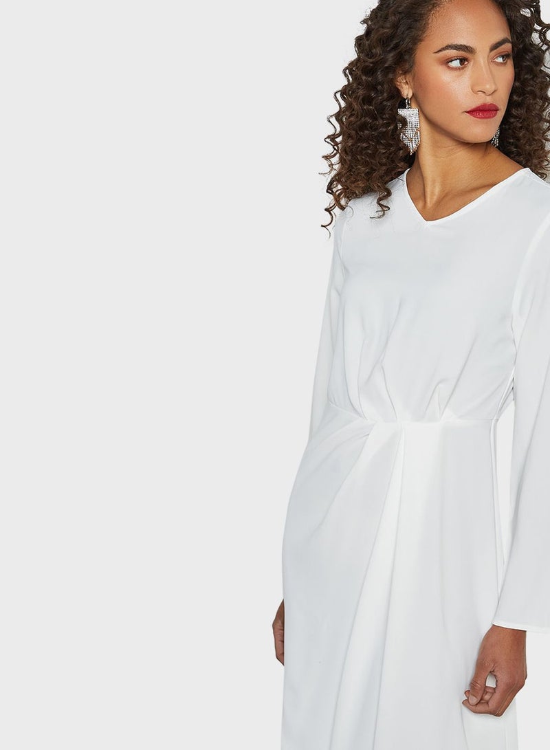 SIVVI for HANIYA Draped Jersey Dress - Image 3