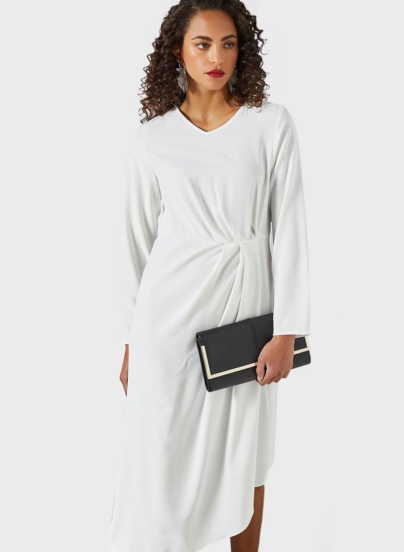 SIVVI for HANIYA Draped Jersey Dress - Image 1
