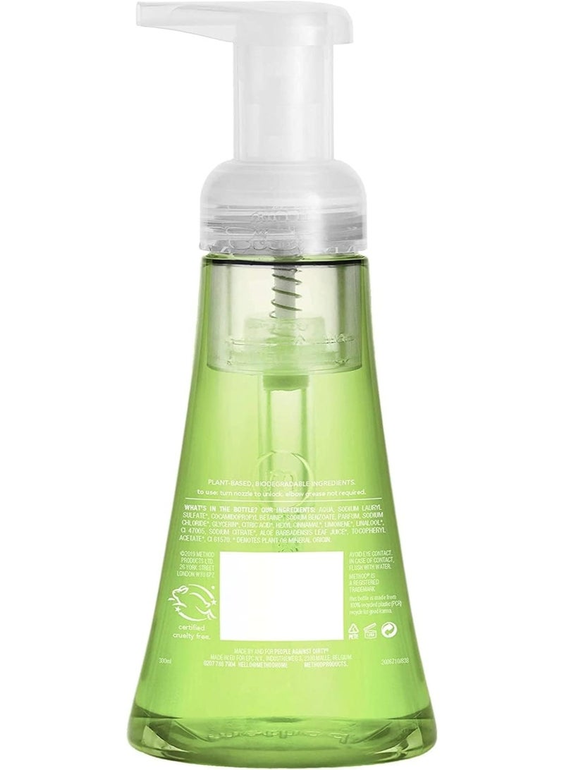 Method Green Tea & Aloe Plant Based Foaming Handwash 300ML - Image 2