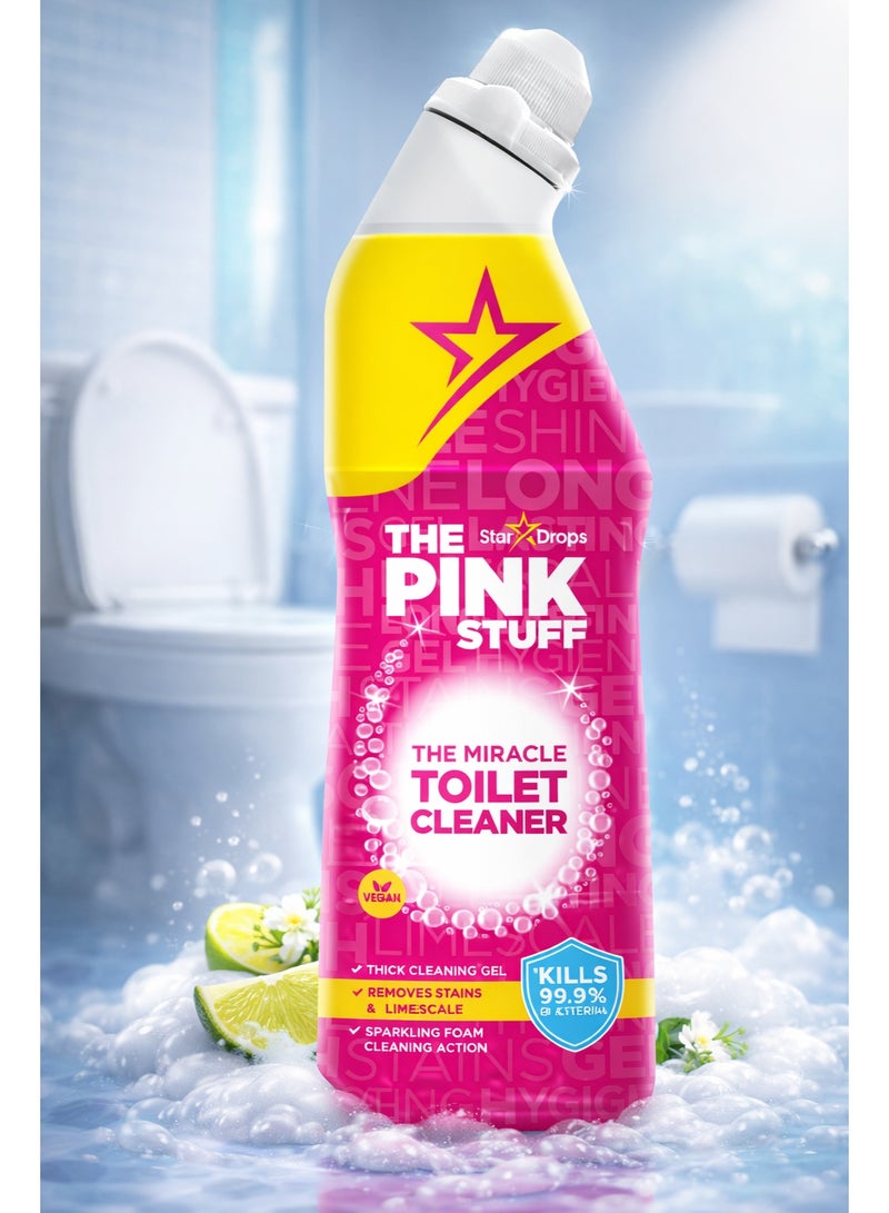 THE PINK STUFF Miracle Toilet Cleaner – Thick Cleaning Gel with Limescale Removal (750ml) - Image 1