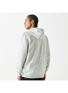 Kappa Kappa Solid Zip Through Hoodie with Long Sleeves and Pockets  - Image 3