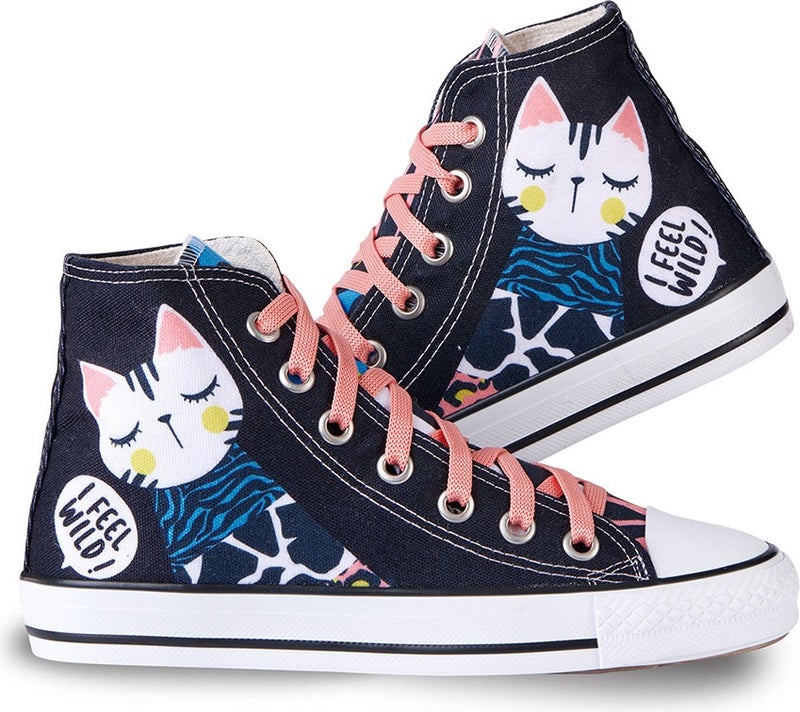 Mshb&G Jungle Cat Girls Sneakers Sports Shoes  - Image 1