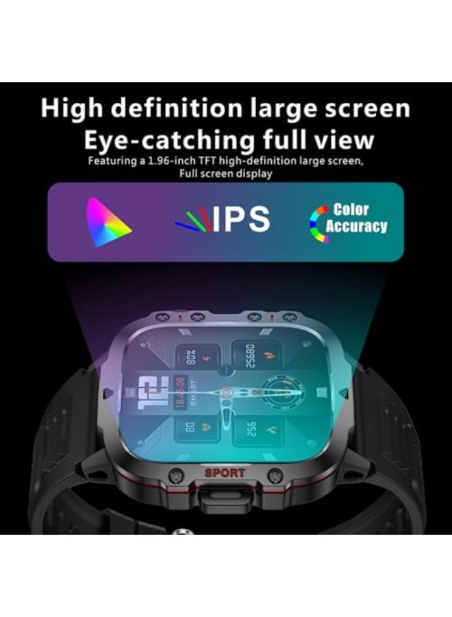 Smart Watch for Men(Answer/Make Call), IP68 Waterproof Sports Smartwatch Outdoor with Heart Rate, Sleep Monitor, Fitness Tracker - Image 3