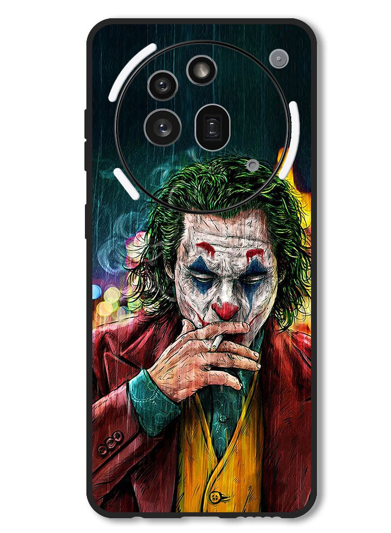 Theodor Case Compatible with Nothing Phone 3a Pro Protection Shockproof Bumper Cover Joker Smoking - Image 1