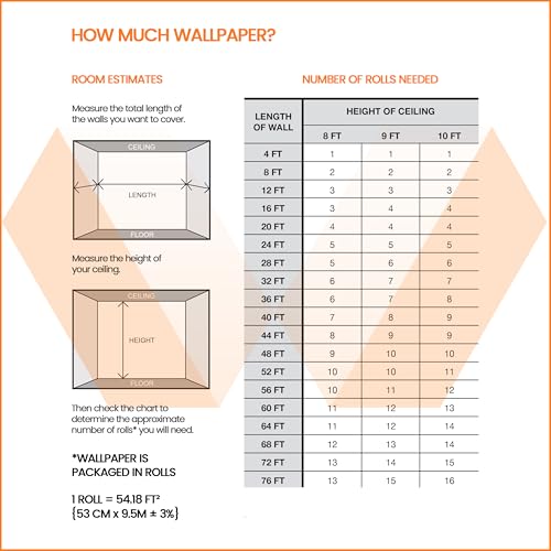 wolpin Non-Woven Wallpaper Non-Adhesive (53 x 950 CM) (Beige) | Textured Beige Damask Wallpaper with Shiny Finish | Decorative Wall Covering for Home & Office (54.18 Sq Ft) - Image 3