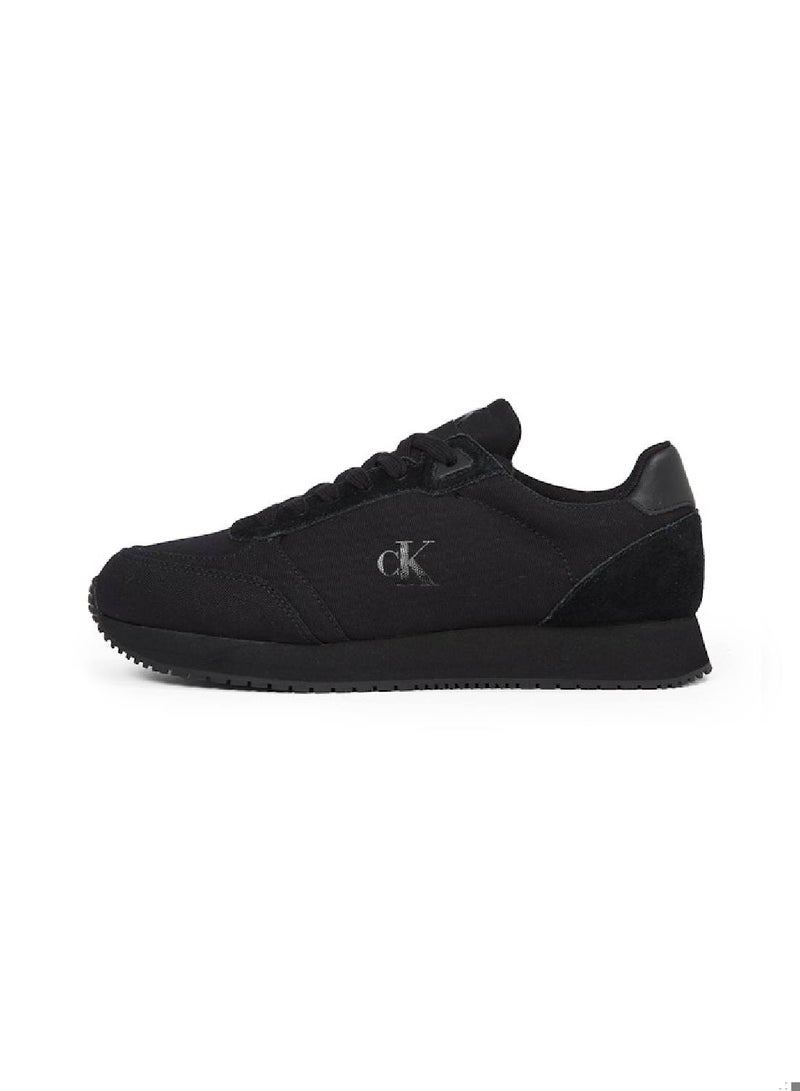 Calvin Klein Jeans Runner Sock Lace Up Canvas Sneakers  - Image 5