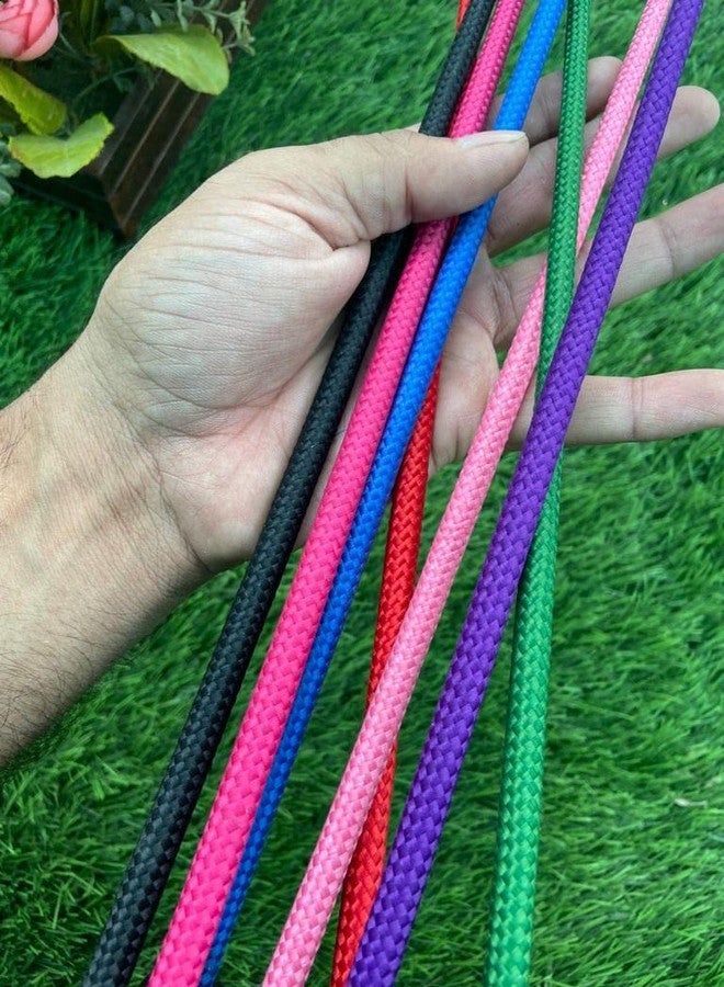 Pets Triangle 28 Inches Genuine Leather Braided Stick Ideal Dog Walking and Dog Training. Braided Handle is Comfortable, Yet Extremely Durable and Will Not Become Slippery.(Purple) - Image 3