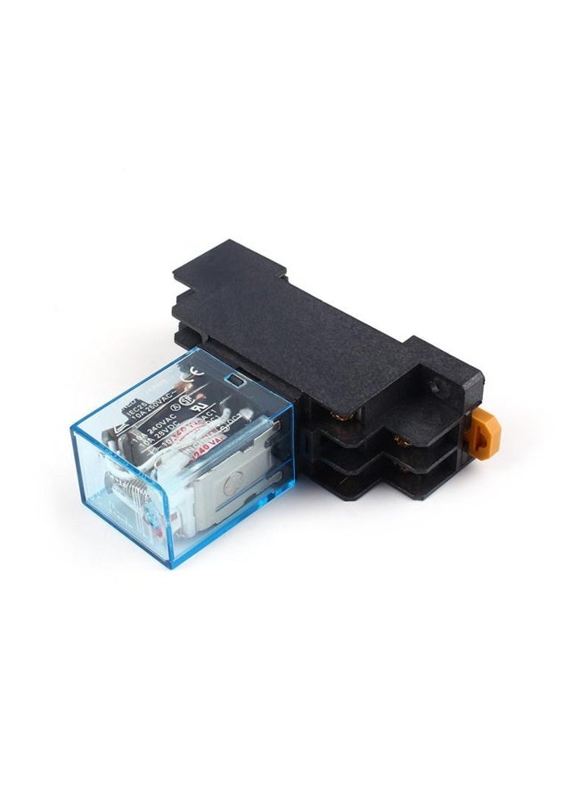 Generic Coil Power Relay with Socket Base AC 220V 10A DPDT LY2NJ HH62P HHC68A-2Z  - Image 4