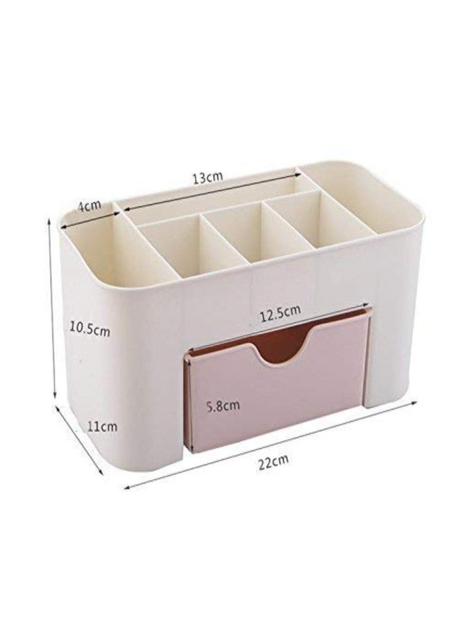 Morbrix Makeup Storage Box with Holder Superior Dust Proof Cosmetic Organizer Water Proof for Bathroom, Dresser, Vanity and Countertop - Image 2