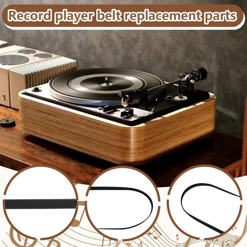 Upgraded Rubber Drive Belt For Audio Technica AT PL50 AT LP60 Turntable Smooth Rotation Noise Reduction - Image 5