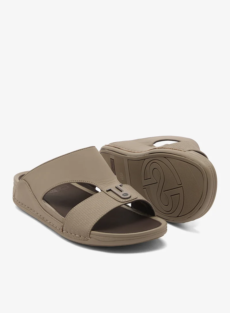 Comfort Plus KHAKI Comfort Arabian Sandals for Men | Best Price UAE