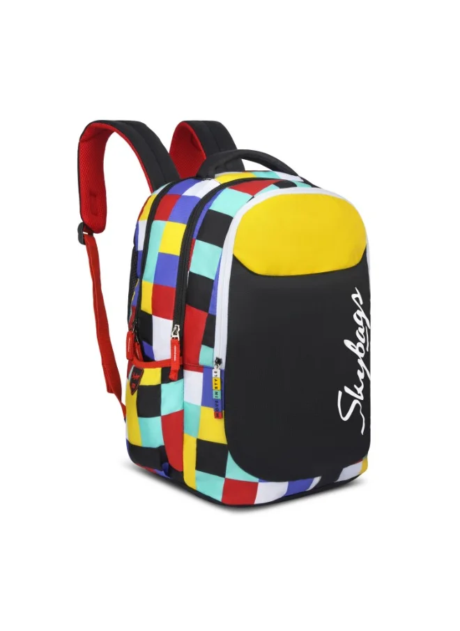 Skybags SKYBAGS SQUAD PLUS 02 Unisex Yellow School Backpack - SK BPSDSC02YLW