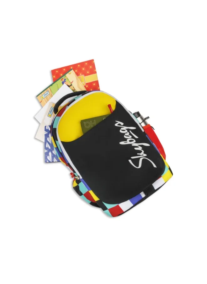 Skybags SKYBAGS SQUAD PLUS 02 Unisex Yellow School Backpack - SK BPSDSC02YLW