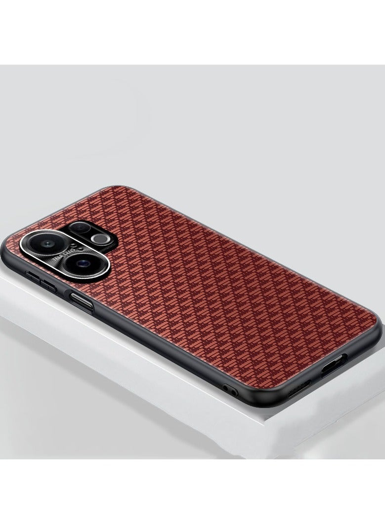 General Mobile Phone Protection Case for VIVO X200fe Accurate Hole Carbon Fiber Texture Shockproof Case  - Image 2