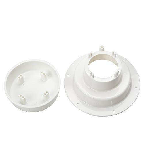 HOMEE RV Plumbing Vent Cap Set of 2, Sewer Vent Cap, Plastic Roof Cover for Trailer Camper 1 to 2 3/8 Inch- White - Image 3