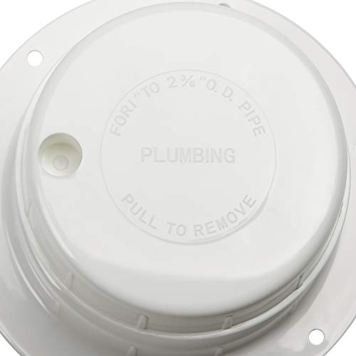 HOMEE RV Plumbing Vent Cap Set of 2, Sewer Vent Cap, Plastic Roof Cover for Trailer Camper 1 to 2 3/8 Inch- White - Image 5