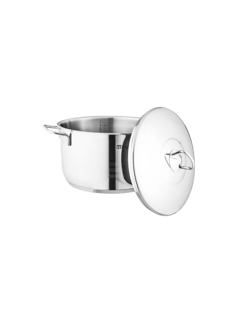 STANLESS STEEL COOKWARE SET 9 PCS