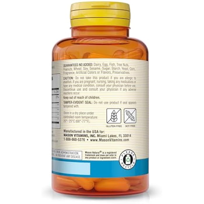 MASON NATURAL Glucosamine Chondroitin with Collagen & Hyaluronic Acid, 45-Day Supply Capsules for Normal Joint, Mobility, Flexibility, & Aging Support, 90 Capsules - Image 3