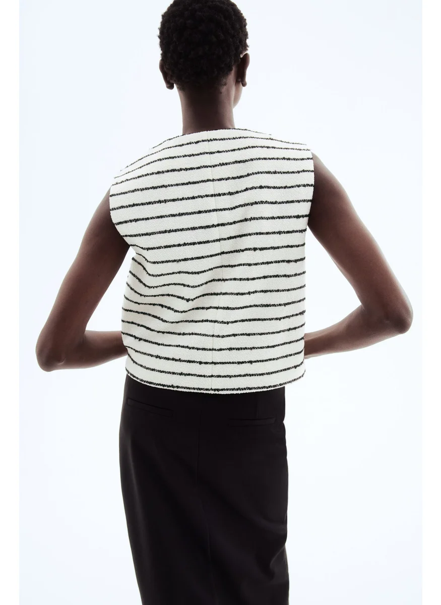اتش اند ام Bouclé Waistcoat