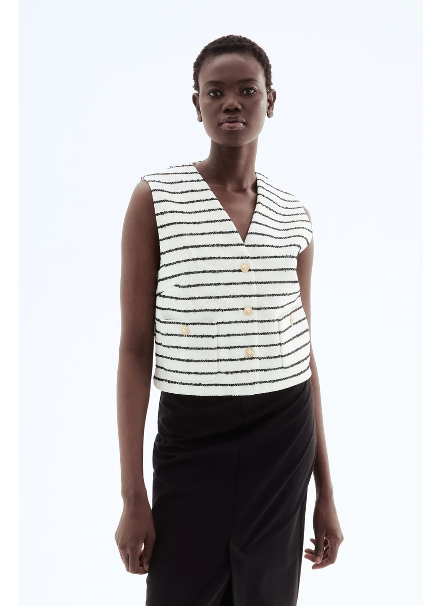 اتش اند ام Bouclé Waistcoat