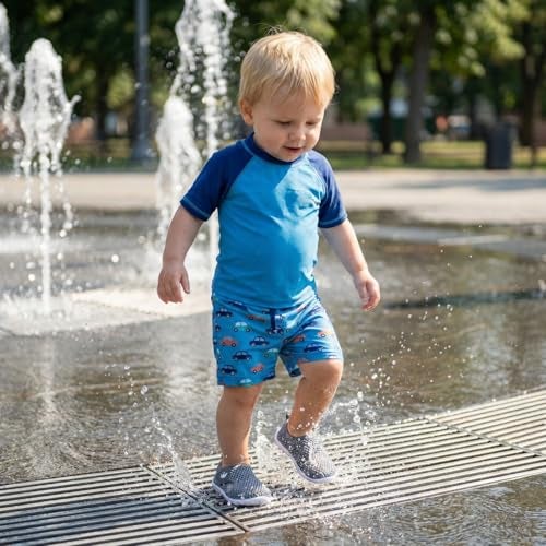 FEETCITY Kids Water Shoes Aqua Sock Swim Shoes Beach Sports Quick Dry Barefoot for Baby Boys Girls 18-24 Months Infant - Image 2
