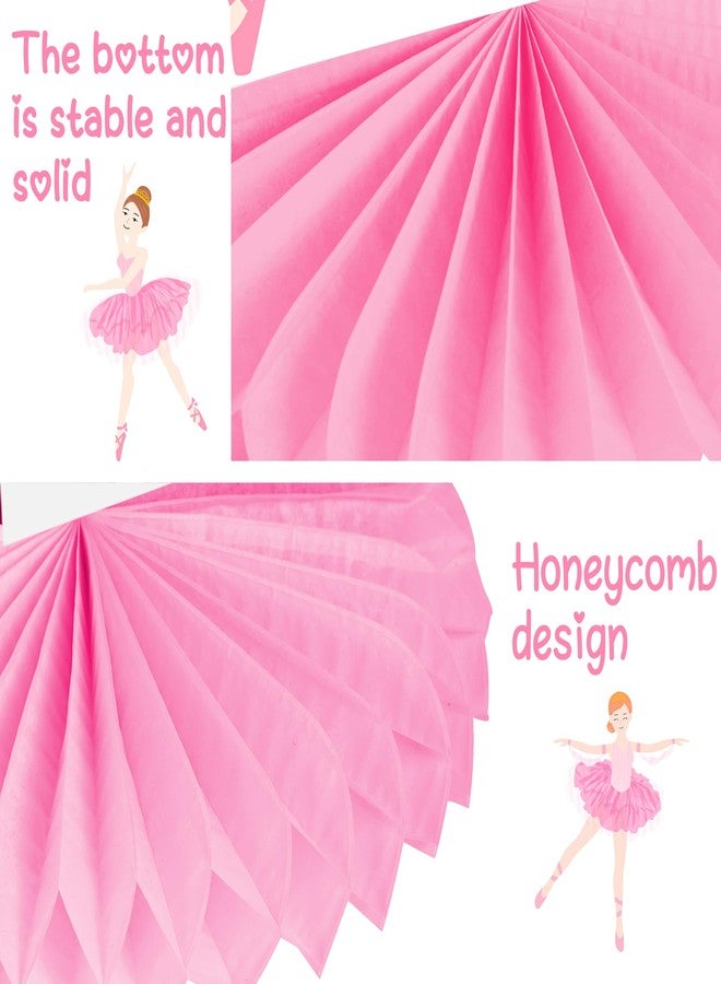 اوموني قطع مركزية على شكل قرص العسل لرقص الباليه، لوازم حفلات راقصات الباليه، 11 قطعة، زينة طاولة عيد ميلاد راقصة الباليه، قطع مركزية لحفلات الباليه ذات طابع الرقص، حفلات استقبال المولود، لوازم الزفاف - Image 3