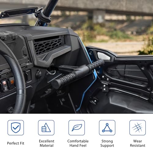POKIAUTO بار قبضة الركاب POKIAUTO لسيارات بولاريس RZR، مقبض حماية الركاب ضد الانقلاب لسيارات بولاريس RZR XP 1000 تريل توربو S 570 800 900 2012-2024، استبدال #2634200 - Image 4