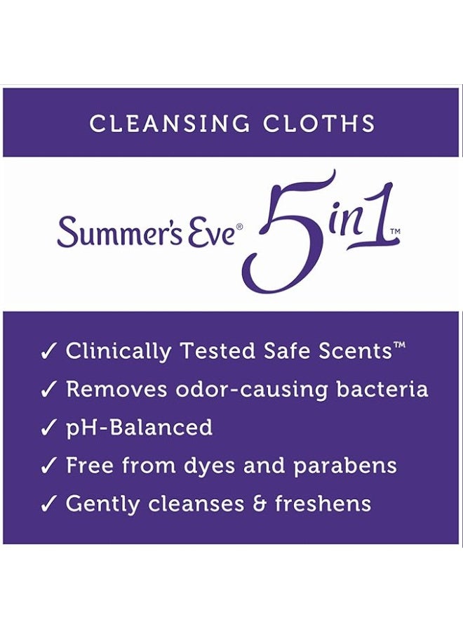 Summer's Eve Cleansing Cloths Lavender  32 Count - Image 2