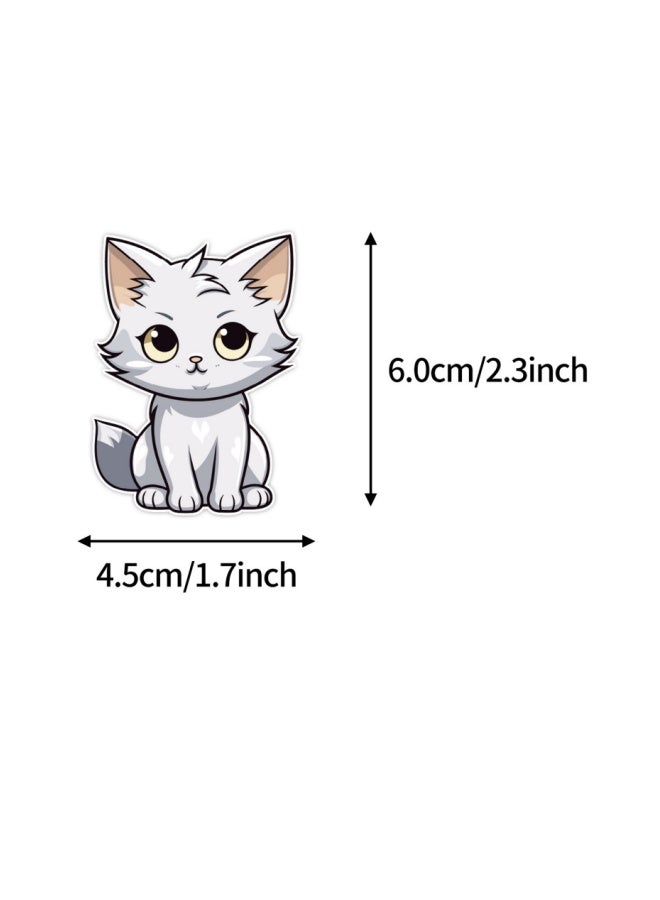 50 Cute Kitten And Puppy Graffiti Stickers For Mobile Phones, Water Cups, Computers, Waterproof Notebook Stickers - Image 5