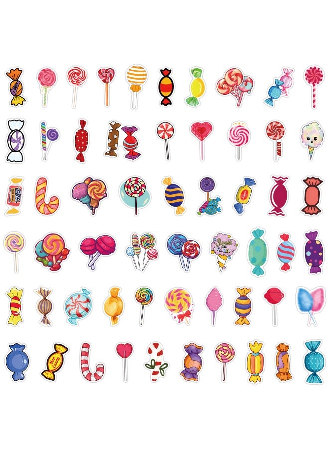 NIBEMINENT 55 Pcs Candy Deco Kit Waterproof Stickers, High Definition Printing Bright Colors, Suitable for Laptop Skateboard Luggage Water Bottle Guitar DIY - Image 3