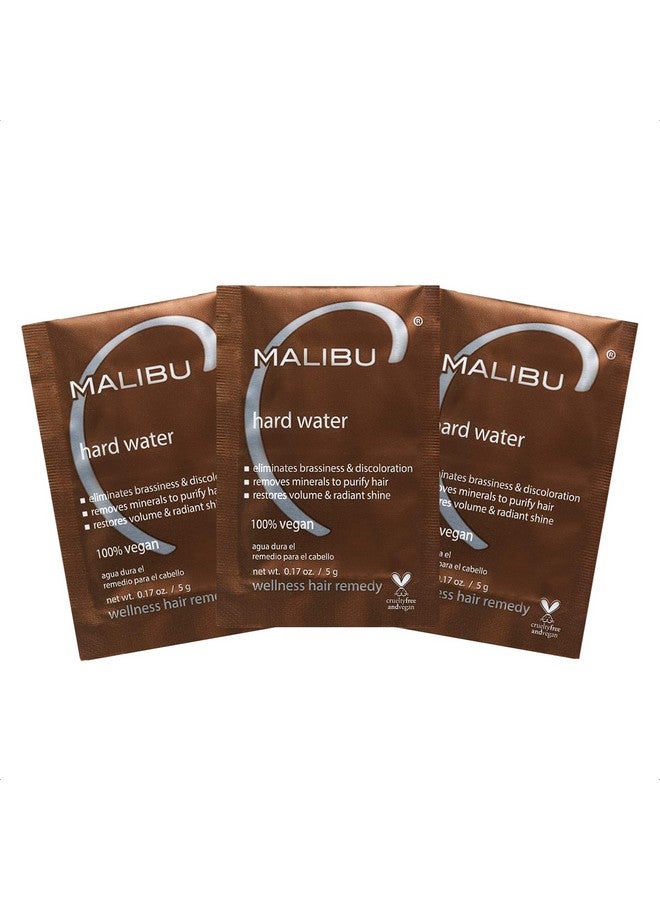 ماليبو سي علاج الشعر من المياه العسيرة Malibu C - يزيل رواسب المياه العسيرة والشوائب من الشعر - يحتوي على مركب فيتامين C لشعر لامع وحيوي - منتجات الشعر من المياه العسيرة (3 عبوات) - Image 1