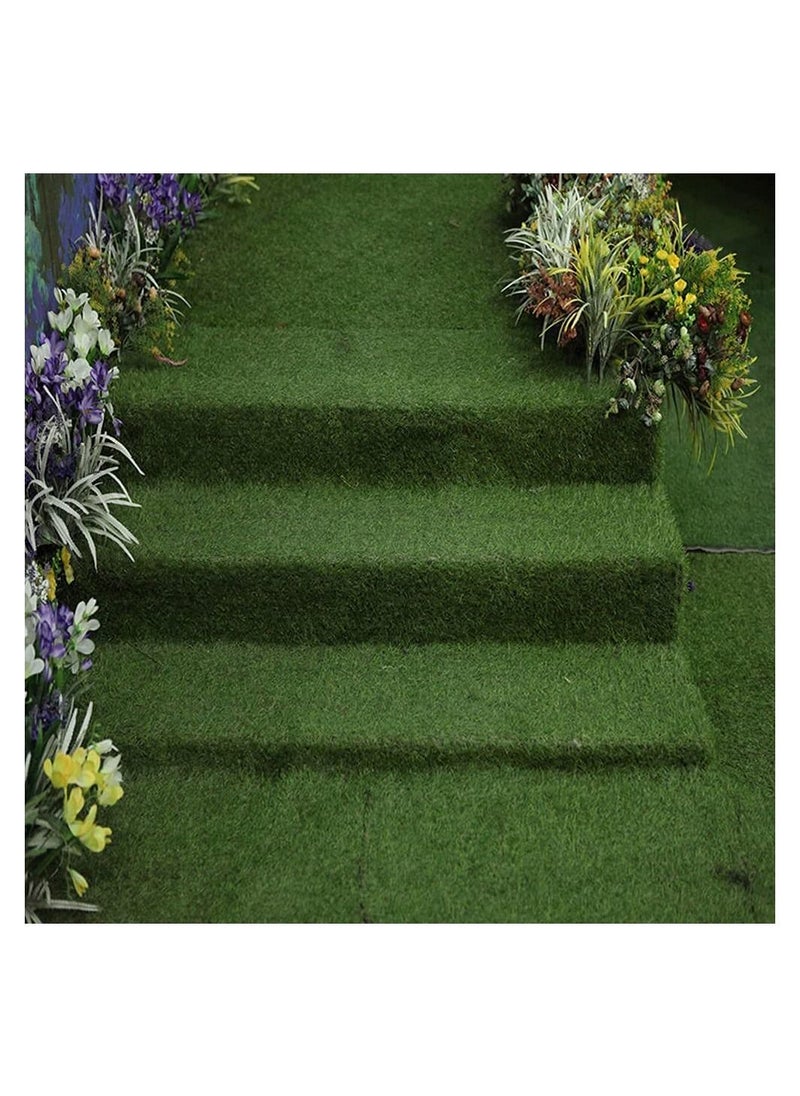 LINGWEI Artificial Fake Grass Turf Carpet Green For Home Outdoor Front Backyards Garden Decoration Mat  - Image 3