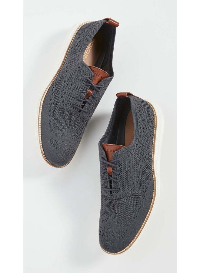 COLE HAAN حذاء رياضي للرجال من أوريجنال غراند نيت وينغتيب II، مغناطيس/عاجي، 43.5 EU - Image 2