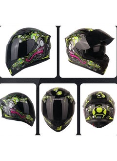 New Double Mirror Helmet Semi Full Cover Four Seasons Motorcycle Helmet - pzsku/Z1B1C7FF7299752B7554EZ/45/_/1723187893/aa569393-3267-4553-9a64-c1a4a70c0e31