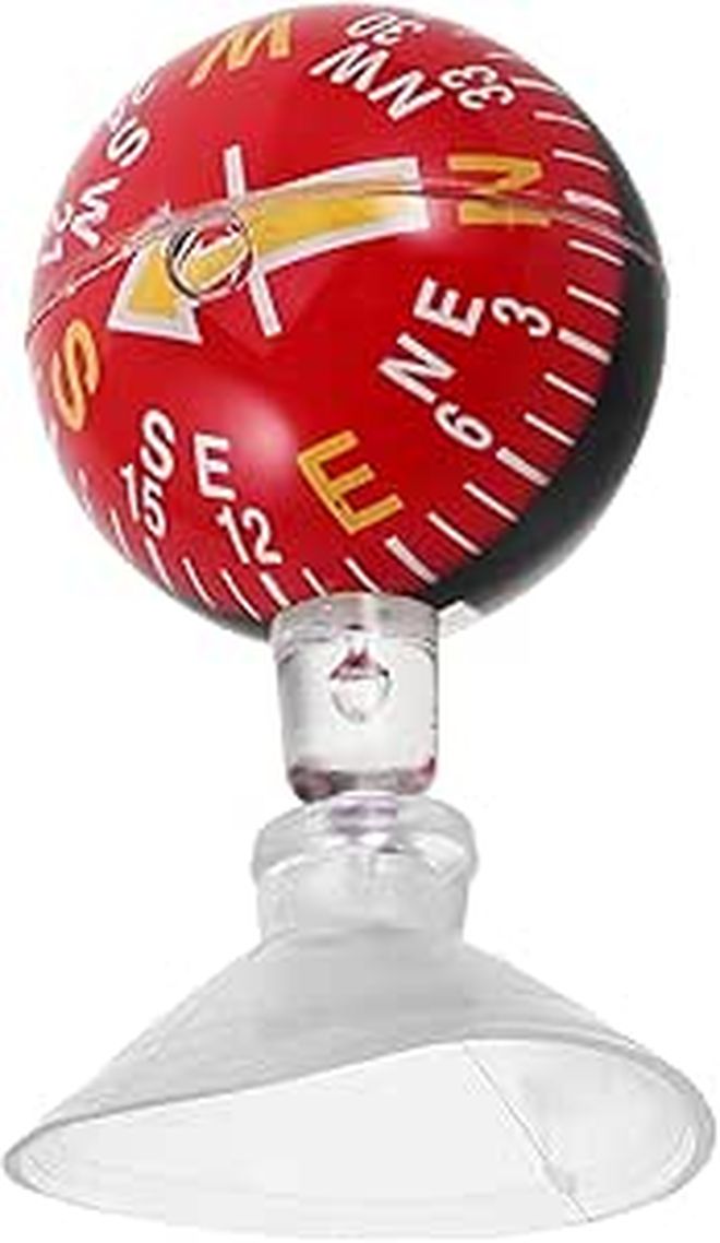 38mm Car Dash Compass with Suction Cup for Vehicle Dashboard Navigation - Image 1
