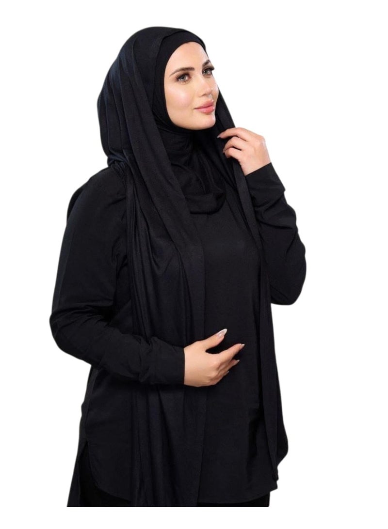 كاب حجاب قطعتين مميز وله عده استخدامات قطن بيور - Image 2