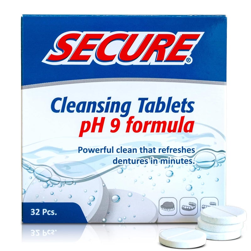 Secure Secure Denture Cleansing Tablets 32 tabs - Image 1