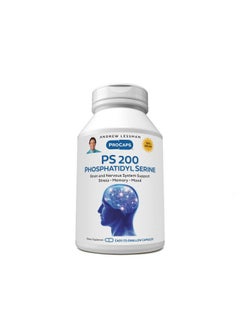 Andrew Lessman PS 200 Phosphatidyl Serine 30 Capsules - Supports Mental Clarity, Positive Mood, Memory, Cognitive Function. Essential for Neurotransmitter Production and Release. No Additives  - Image 1