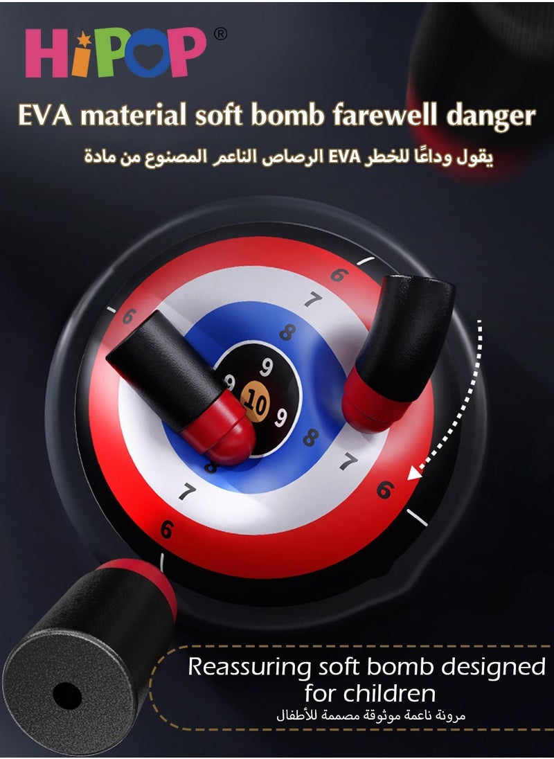 HIPOP - M416 Electric Toys Gun for Kids,Gun Toy with Shell Throwing Function,Manual and Electric Dual Mode,Safe Soft Bullet,Kids Educational Model Gun Toy and No Harm - Image 1